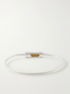 Le Gramme - 9g Punched Sterling Silver Cable Bracelet - Silver