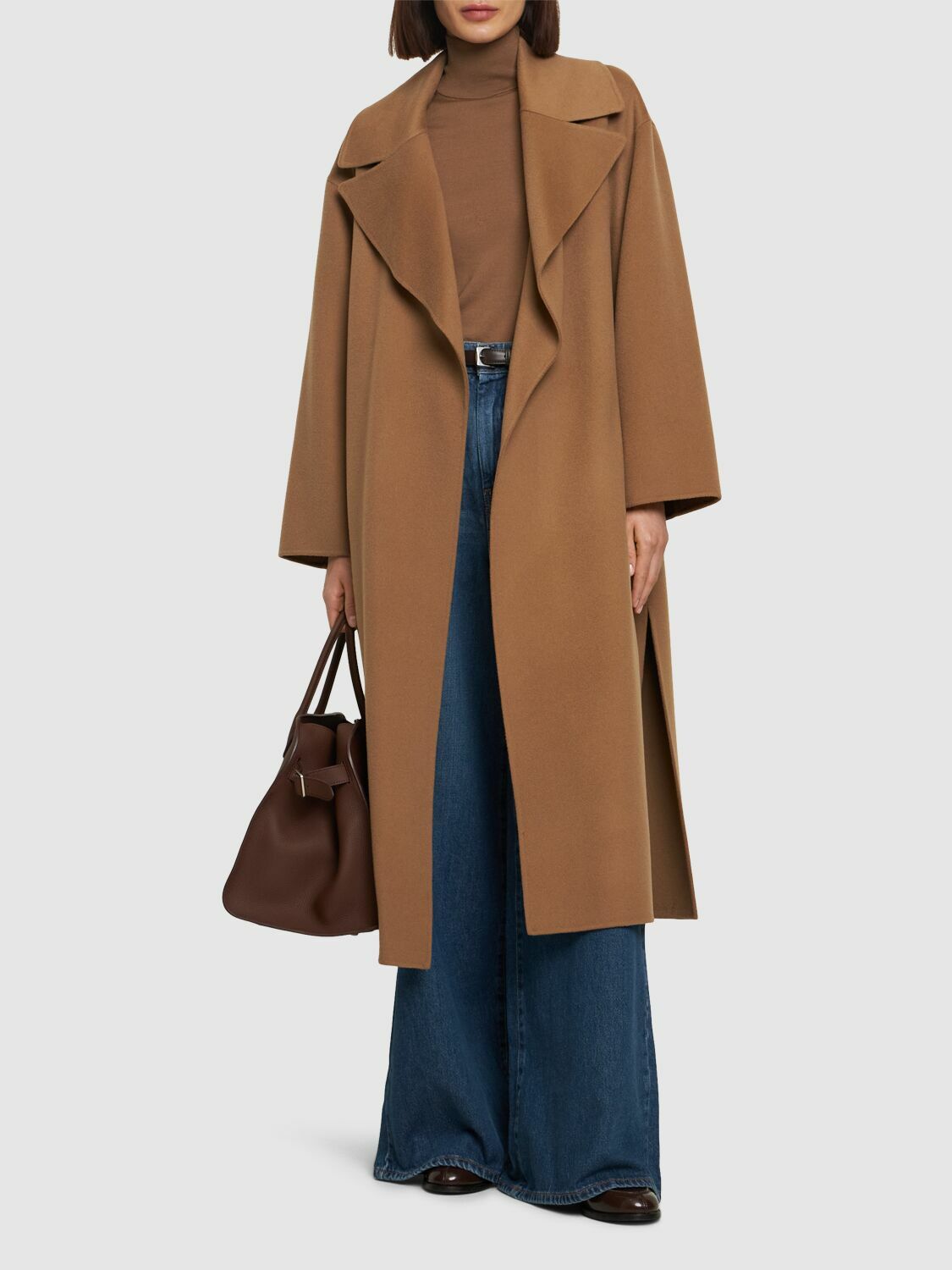 S MAX MARA Olanda Wool Belted Coat S Max Mara