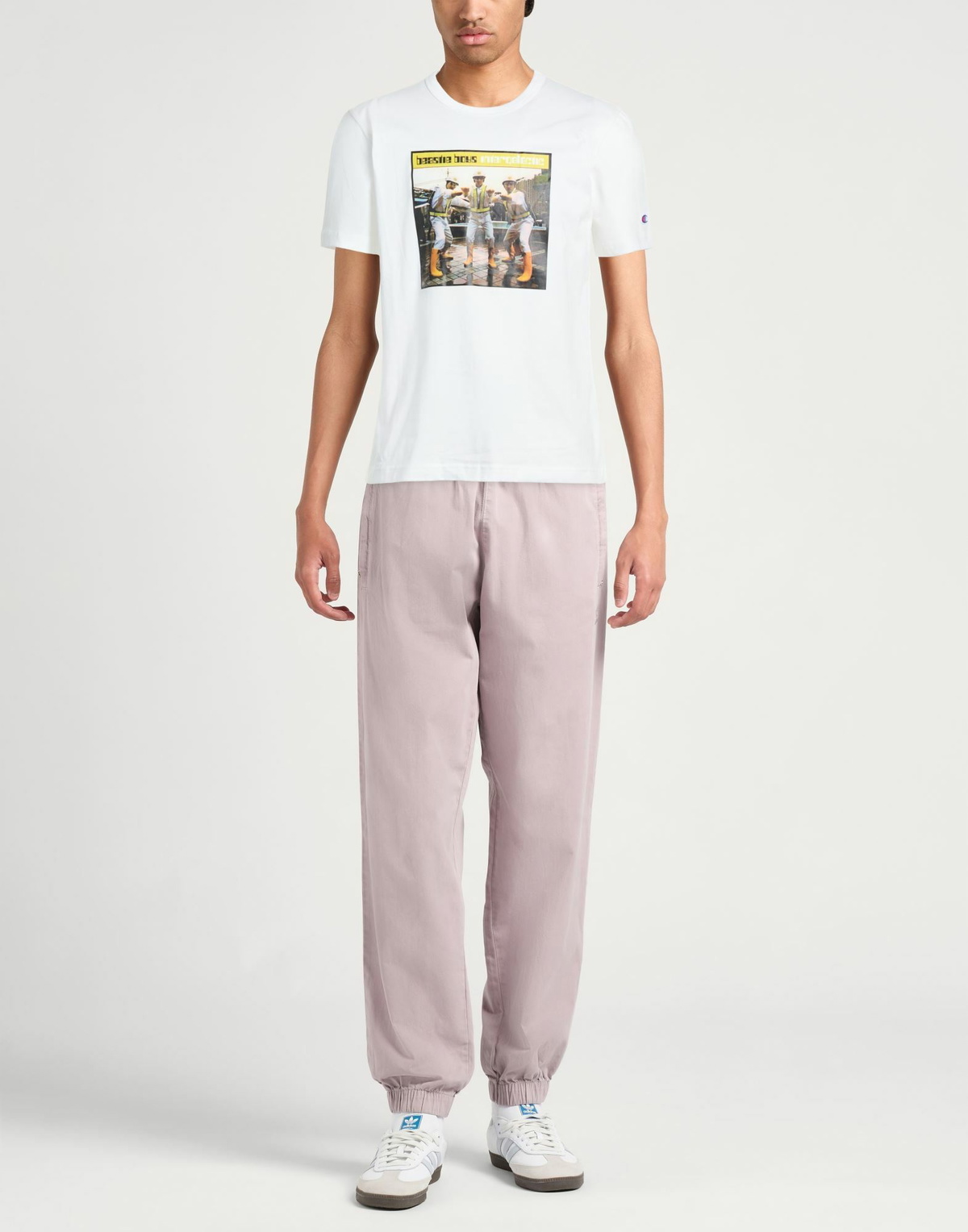 Champion Mens T-shirt in Off white