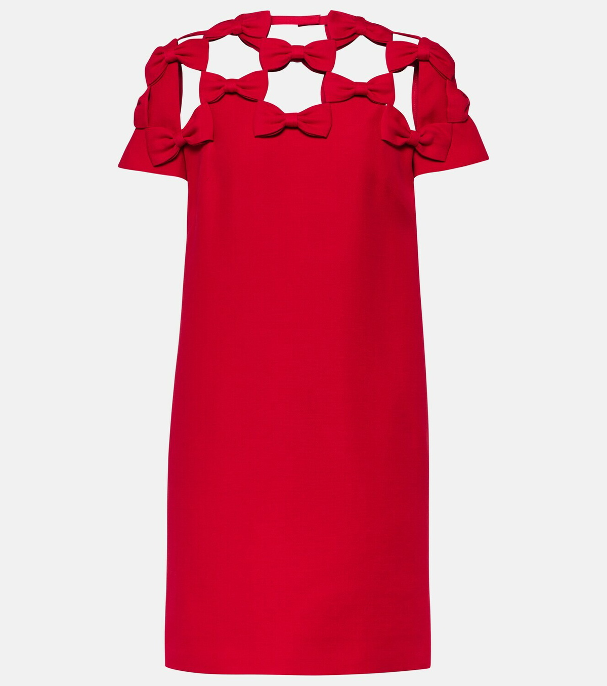Valentino Bow-detail Crêpe Couture minidress Valentino