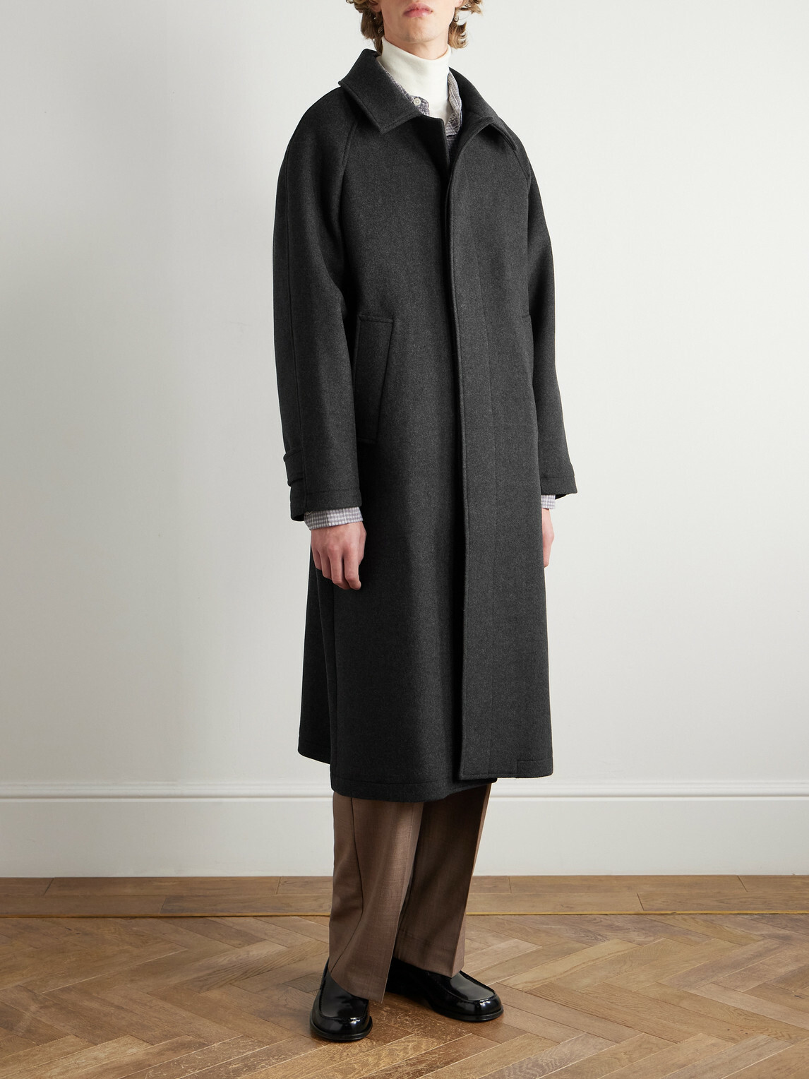 mfpen - Installation Oversized Recycled-Wool Coat - Gray