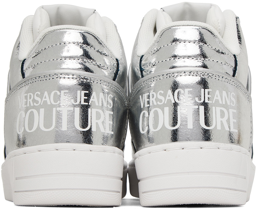 Versace Jeans Couture Silver Meyssa Sneakers Versace Versace Jeans Couture Silver Meyssa Sneakers Versace