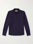 Orlebar Brown - Cesare Linen and Cotton-Blend Shirt - Blue