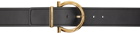 Gabriela Hearst Black Small Simone Belt