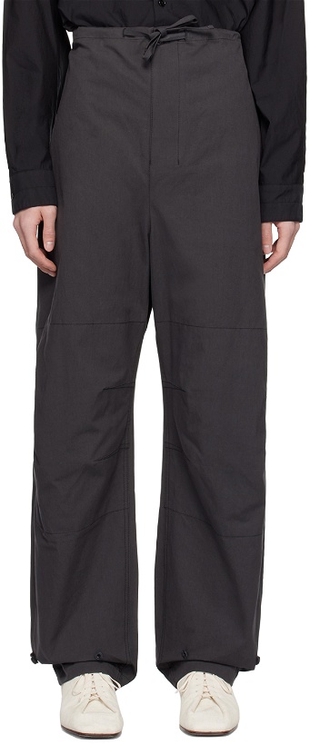 Photo: LEMAIRE Gray Maxi Trousers