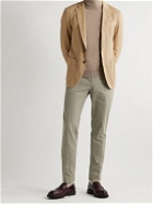 Peter Millar - Riva Slim-Fit Unstructured Garment-Dyed Textured Stretch-Cotton Blazer - Neutrals