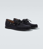 Gianvito Rossi Vandé suede boat shoes