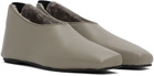 Loulou Studio Taupe Rachel Slip-on Loafers