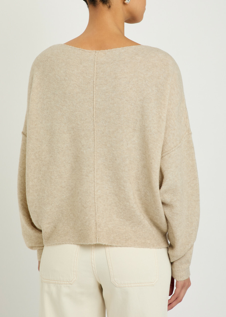 American Vintage Damsville Knitted Jumper Beige