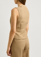 Rejina Pyo Eunice Cotton-blend Vest Beige
