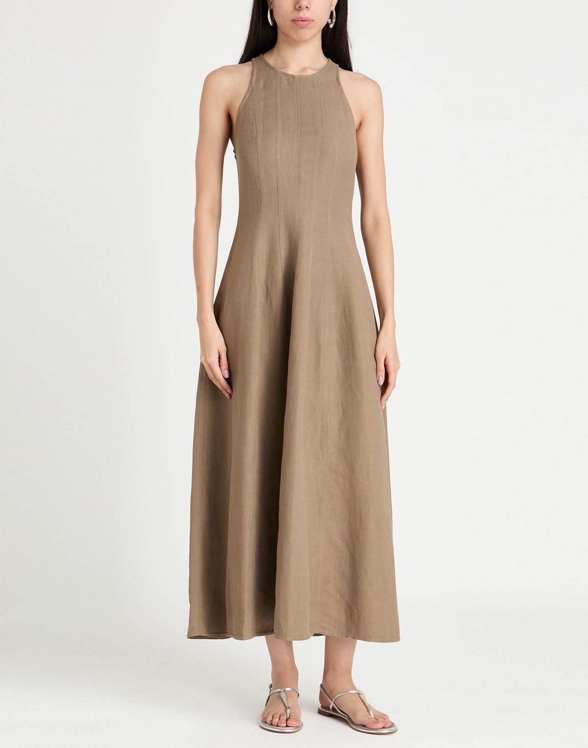 Brunello Cucinelli Womens Maxi dress Light brown
