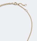 FoundRae Resilience Blossoms Medium 18kt gold necklace with diamonds