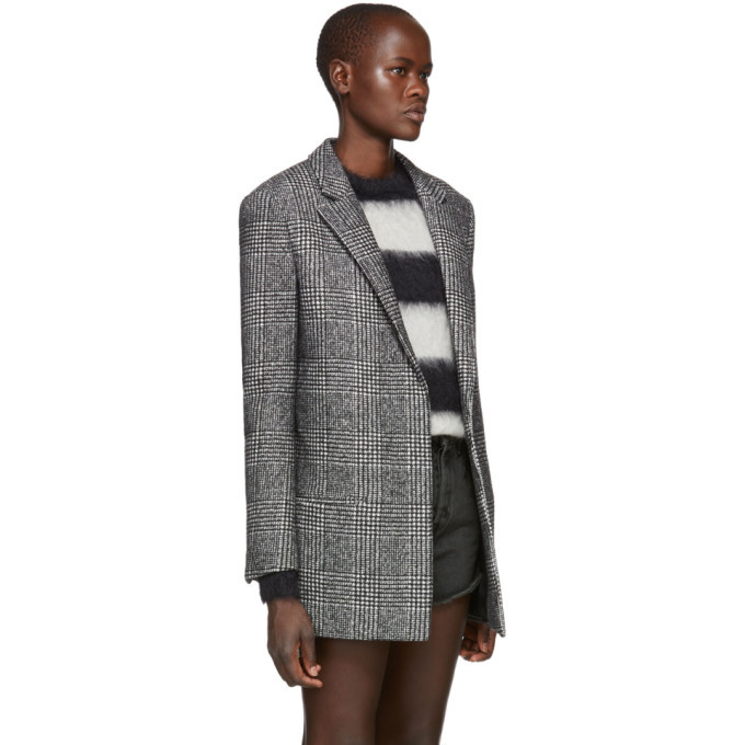 Saint laurent shop houndstooth coat