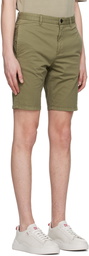 Hugo Green Slim-Fit Shorts