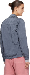 Stone Island Blue 1200038 Nylon Metal ECONYL Overshirt