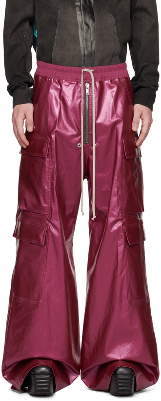 Photo: Rick Owens Pink Cargobelas Cargo Pants