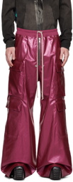 Rick Owens Pink Cargobelas Cargo Pants