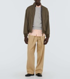 Givenchy Wide-leg canvas chinos