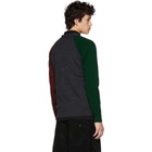 Comme des Garcons Homme Deux Multicolor Charles Kirk Edition Base Cardigan