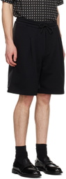 Emporio Armani Black Layered Shorts