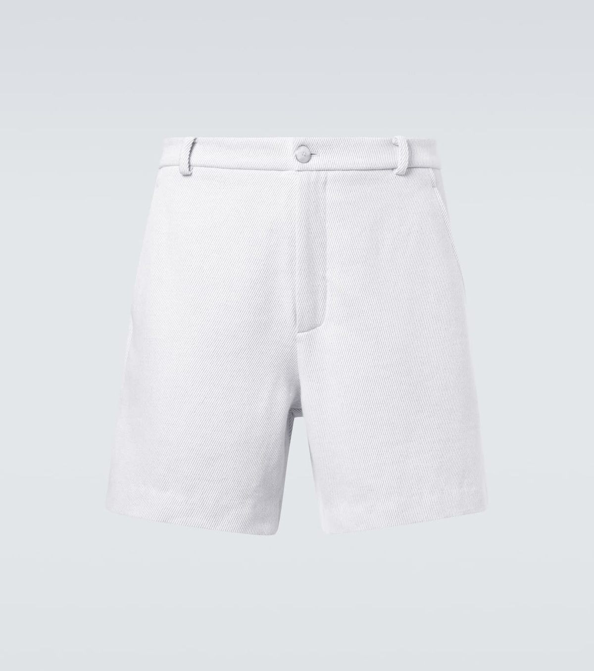 God's True Cashmere Explorer cashmere and cotton denim shorts