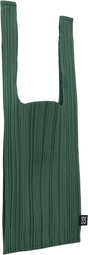 PLEATS PLEASE ISSEY MIYAKE Green June Pleats Shopping Tote