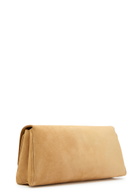 Khaite Audrey Suede Clutch - Camel - One Size