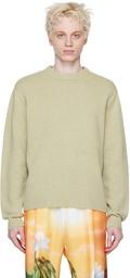 Stockholm (Surfboard) Club Green Jacquard Sweater