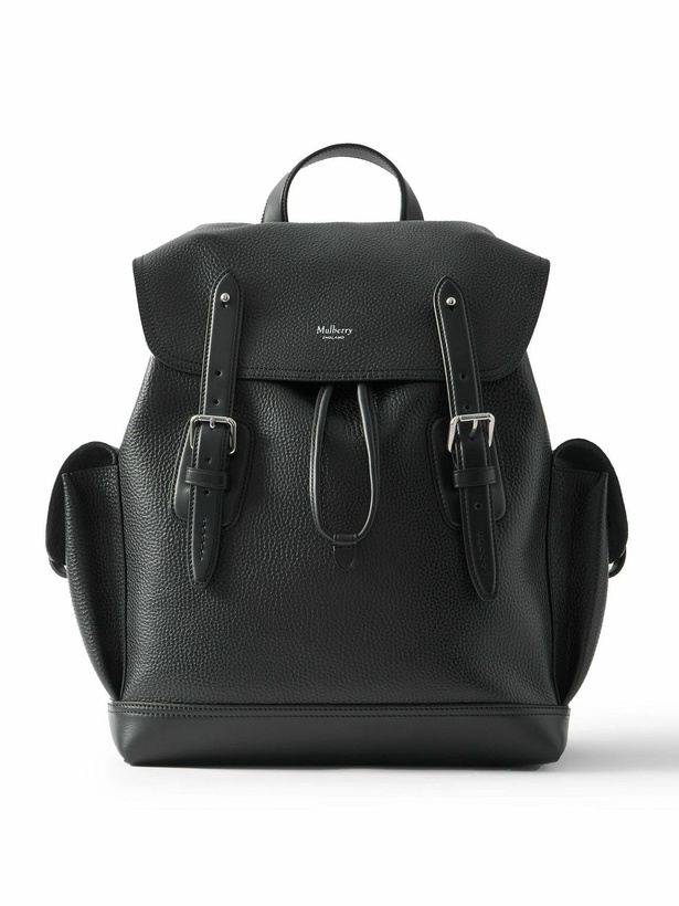 Photo: Mulberry - Heritage Pebble-Grain Leather Backpack