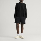 Represent 247 Men's Waffle Sweatshirt in Jet Black