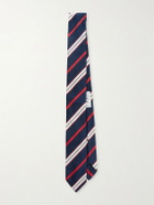 Thom Browne - 5cm Striped Silk and Cotton-Blend Jacquard Tie