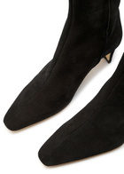 Staud Wally Suede Ankle Boots Black