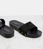 Gianvito Rossi Riviera suede slides