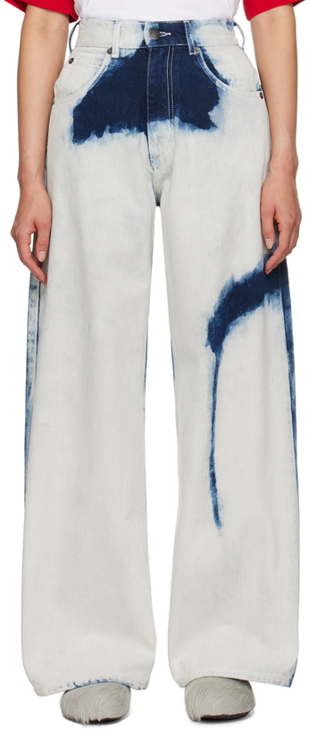 Photo: Charles Jeffrey LOVERBOY Blue Wide Jeans