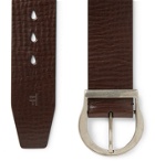 TOM FORD - 5cm Brown Leather Belt - Brown