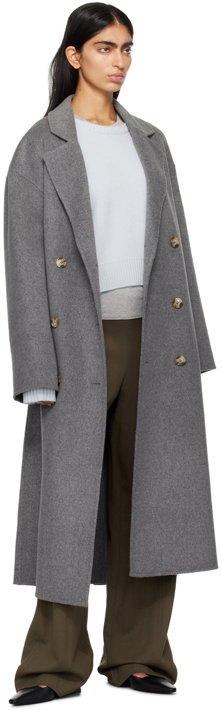 Loulou Studio Gray Borneo Coat