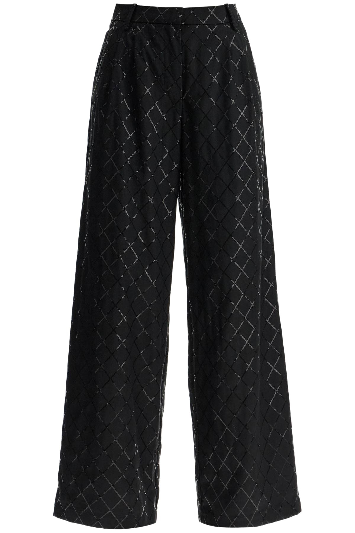 【Rotate】 Aliciana front-splitコットンブレンドパンツ Rotate Birger Christensen Aliciana Front-split Cotton-blend