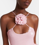 Rodarte Sequined peplum gown