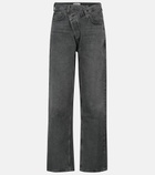 Agolde - Criss Cross high-rise straight jeans