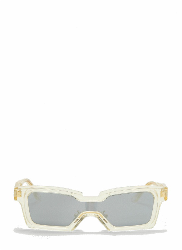 Photo: Mask E10 Acetate Sunglasses in White