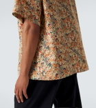 Valentino Printed silk bowling shirt