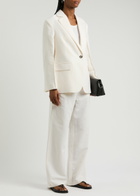 Day Birger ET Mikkelsen Marcy Split-back Cotton-blend Blazer Ivory