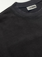 Carhartt WIP - Logo-Embroidered Cotton-Jersey Sweatshirt - Black