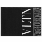 Valentino Men's VLTN Scarf in Black/White