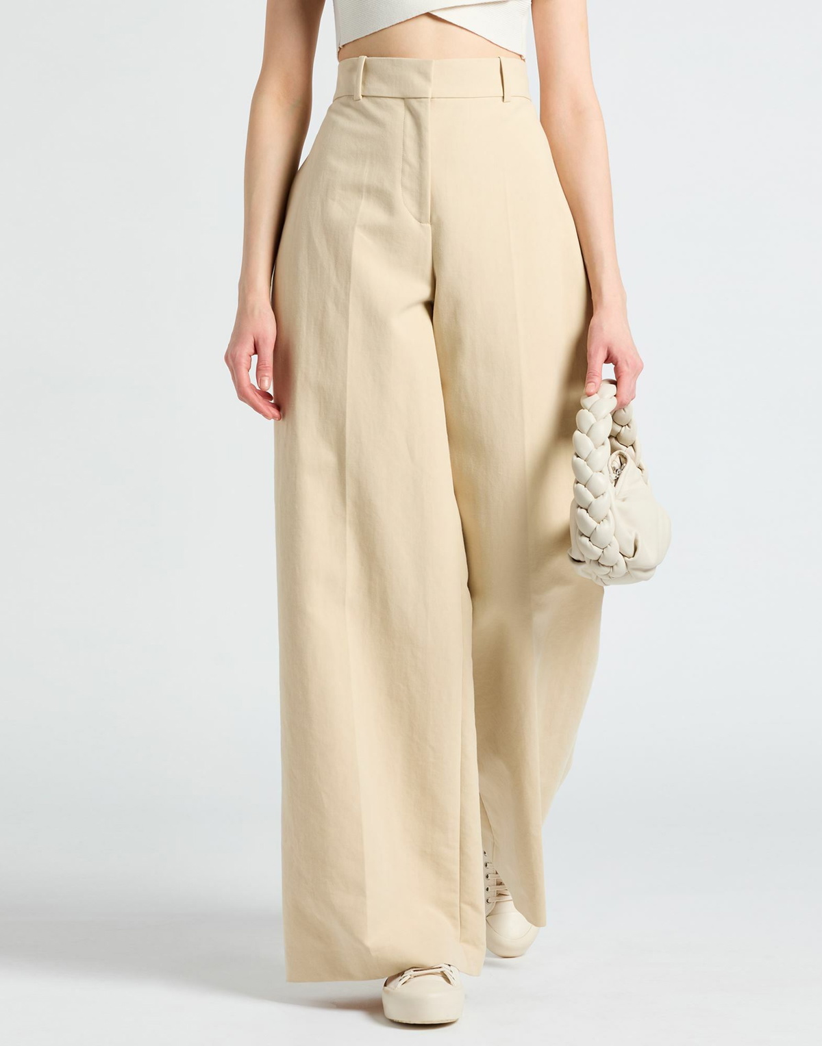 Quira Womens Pants in Beige