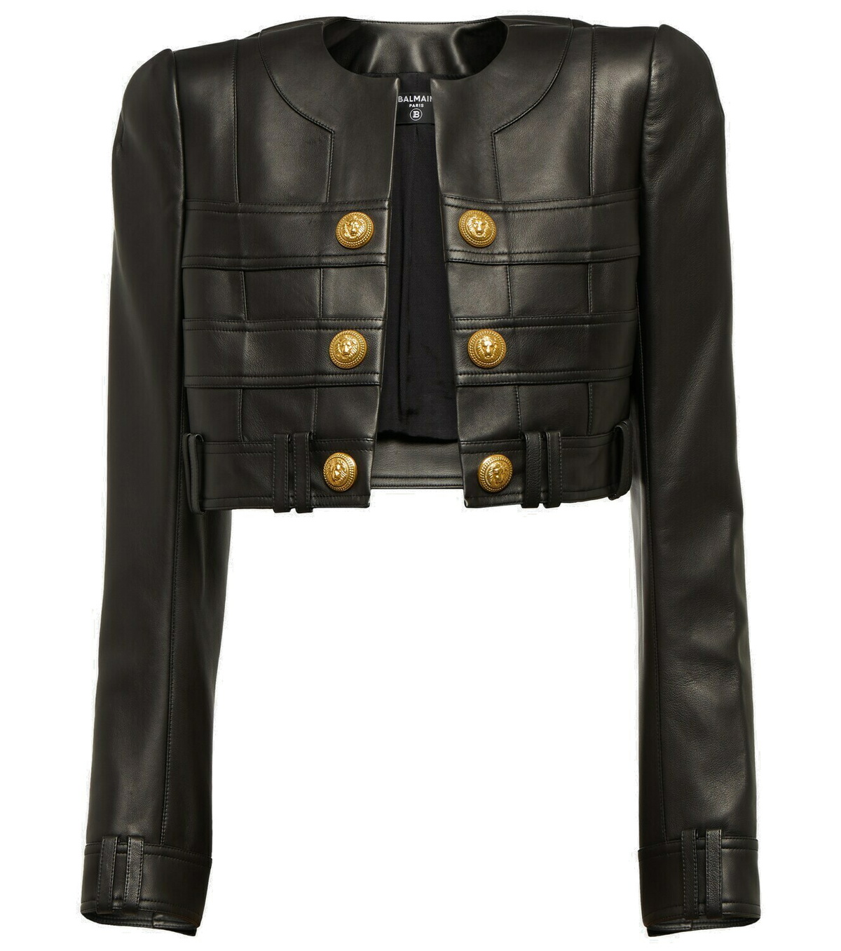 ジャケット BALMAIN 'Chiocciola' button short jacket Black Balmain 'Chiocciola' Button Short Jacket in Black | Lyst