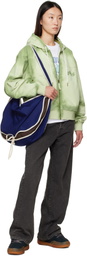 Dime Green Hooded Utility Jacket