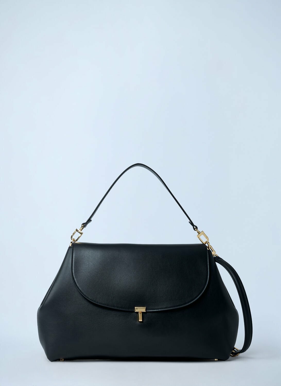 TOTEME T-Lock Leather Crossbody Bag