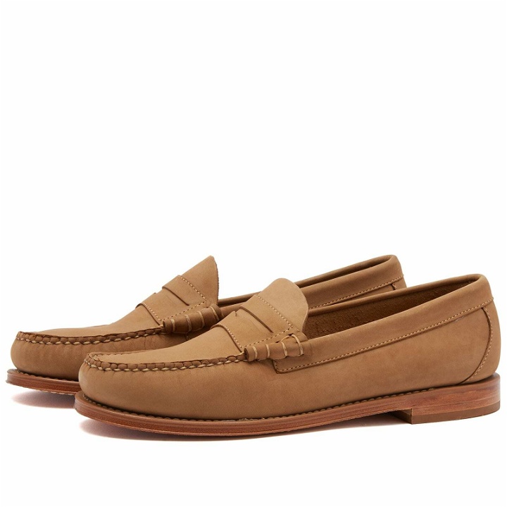 Photo: Bass Weejuns Men's Penny Nubuck Loafer in Earth
