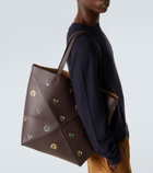 Loewe x Louis Wain Puzzle Fold Cats leather tote bag